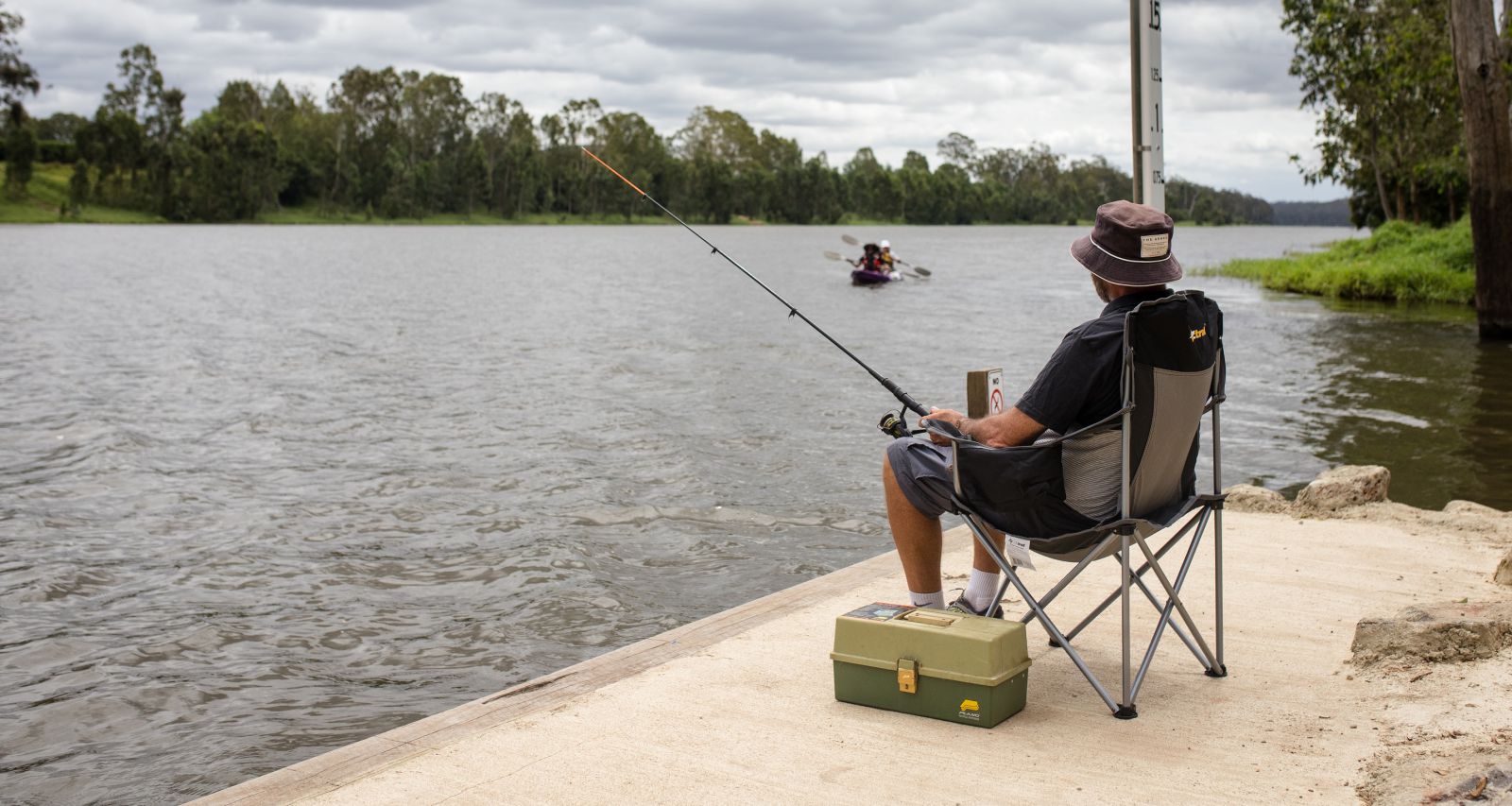 claude wharton weir fishing kayaking